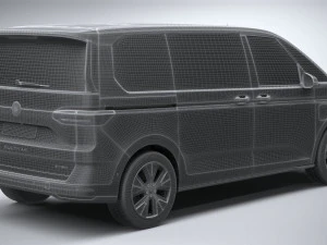 Volkswagen Multivan 2022 3D Model