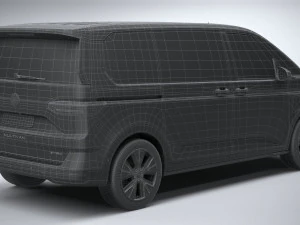 Volkswagen Multivan 2022 3D Model