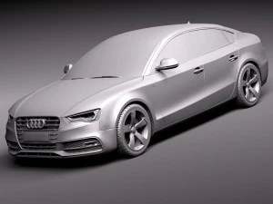 Audi S5 Sportback 2012 3D Model