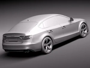 Audi S5 Sportback 2012 3D Model
