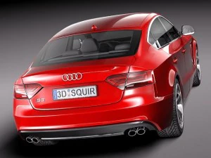 Audi S5 Sportback 2012 3D Model