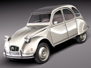 Citroen 2CV 1948-1990 Model 3D