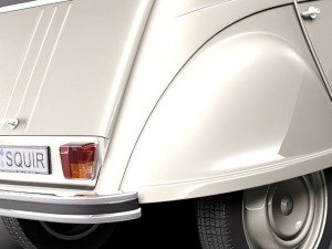 Citroen 2CV 1948-1990 3Dモデル