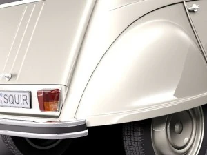 Citroen 2CV 1948-1990 3D Model