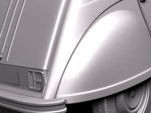 Citroen 2CV 1948-1990 3Dモデル