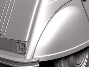 Citroen 2CV 1948-1990 3D Model