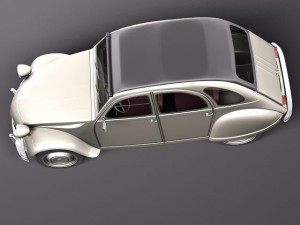 Citroen 2CV 1948-1990 3Dモデル