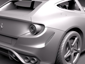 Ferrari FF 2012 Modelo 3D