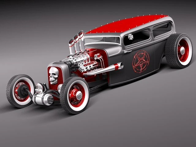 F1929 Devil 3D Model .c4d .max .obj .3ds .fbx .stl .blend 