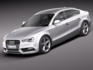 Audi A5 Sportback 2012 3D Model