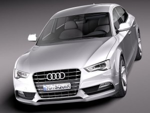 Audi A5 Sportback 2012 Model 3D