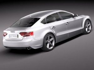 Audi A5 Sportback 2012 Model 3D