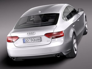 Audi A5 Sportback 2012 Model 3D