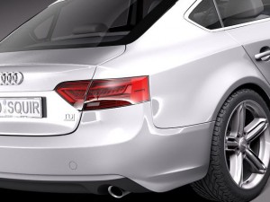 Audi A5 Sportback 2012 Model 3D