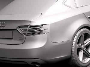 Audi A5 Sportback 2012 Model 3D