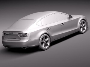 Audi A5 Sportback 2012 Model 3D