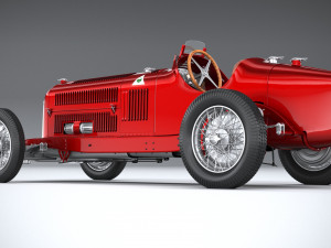 Alfa Romeo P3 1932 3D 모델