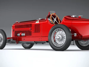Alfa Romeo P3 1932 3D Model