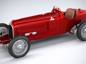 Alfa Romeo P3 1932 3D 모델