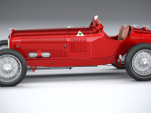 Alfa Romeo P3 1932 3D 모델