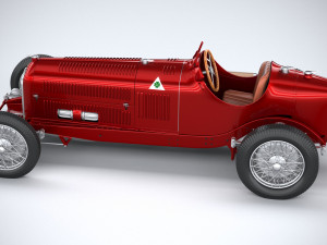 Alfa Romeo P3 1932 3D 모델