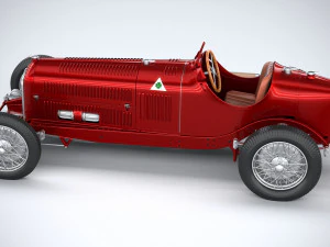 Alfa Romeo P3 1932 3D Model