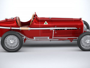 Alfa Romeo P3 1932 3D 모델