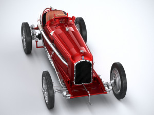 Alfa Romeo P3 1932 3D 모델