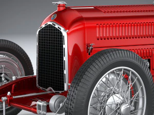 Alfa Romeo P3 1932 3D Model