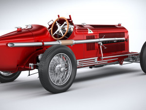 Alfa Romeo P3 1932 3D 모델