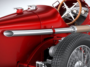 Alfa Romeo P3 1932 3D 모델