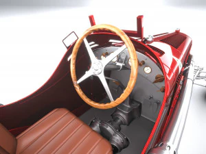Alfa Romeo P3 1932 3D Model