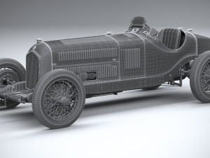 Alfa Romeo P3 1932 3D 모델