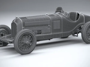 Alfa Romeo P3 1932 3D Model