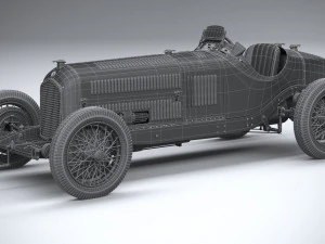 Alfa Romeo P3 1932 3D Model