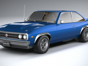 Generic Coupe 1978 with interior 3D Модель
