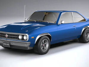 Generic Coupe 1978 with interior 3D Model