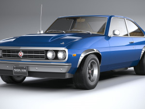 Generic Coupe 1978 with interior 3D Модель