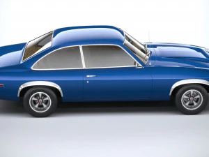 Generic Coupe 1978 with interior 3D Model
