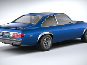Generic Coupe 1978 with interior 3D Модель