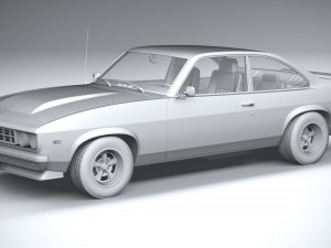 Generic Coupe 1978 with interior 3D Модель