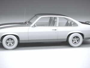 Generic Coupe 1978 with interior 3D Модель