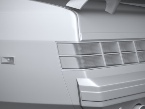 Generic Coupe 1978 with interior 3D Модель