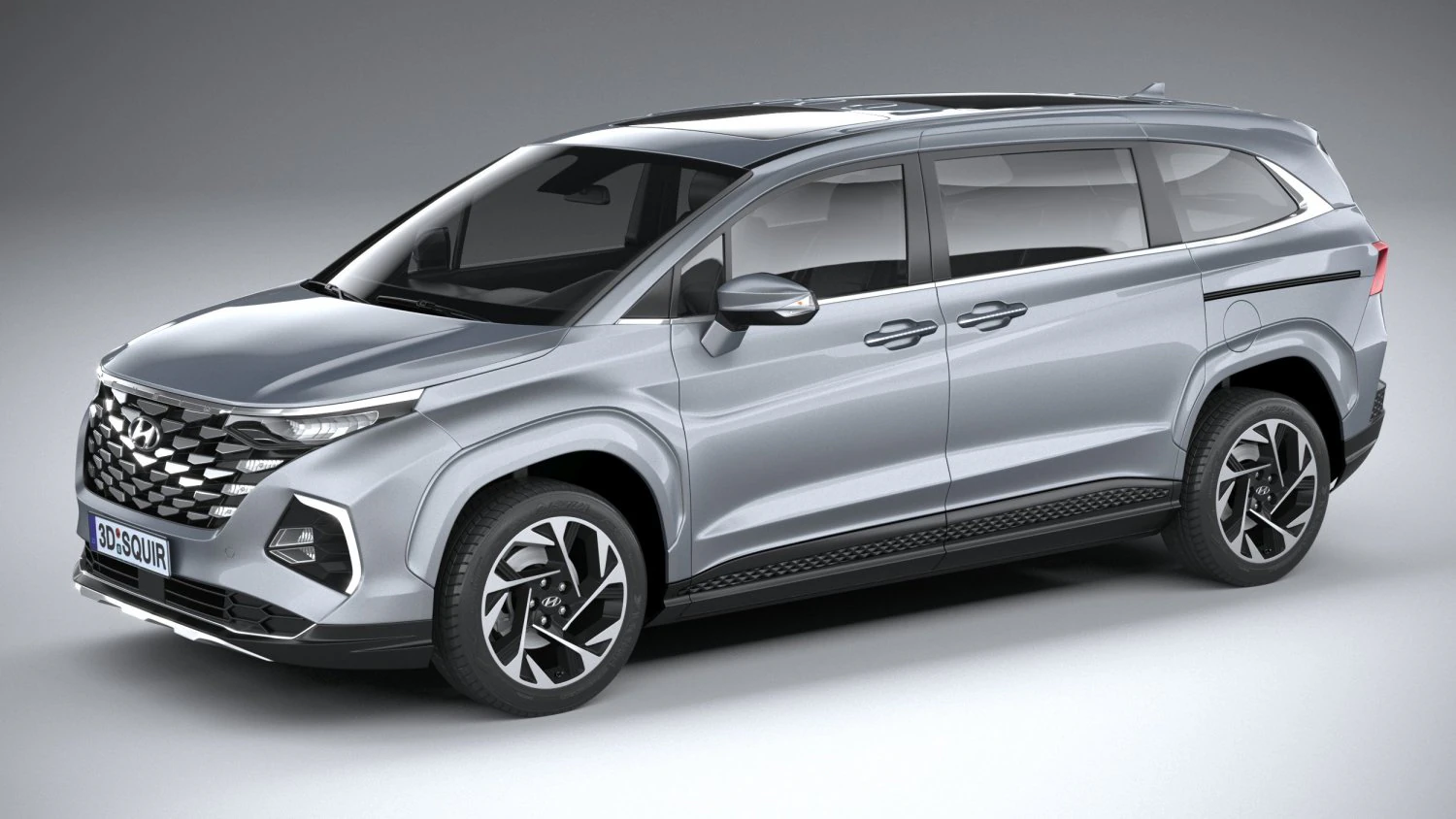 Hyundai Custo 2021 3D Model .c4d .max .obj .3ds .fbx .stl .blend