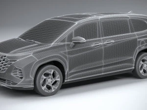 Hyundai Custo 2021 3D Model