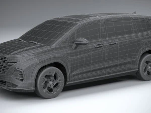Hyundai Custo 2021 3D Model