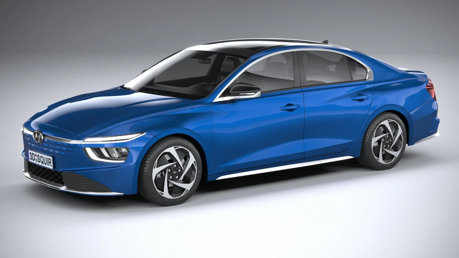 Hyundai Mistra EV 2022 3D Model .c4d .max .obj .3ds .fbx .stl .blend 