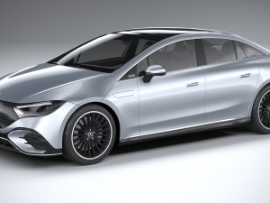 Mercedes-Benz EQE AMG 2023 3D Model