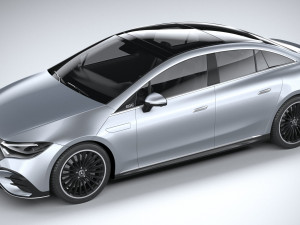 Mercedes-Benz EQE AMG 2023 Model 3D