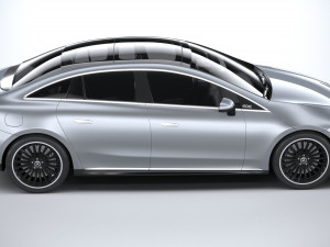 Mercedes-Benz EQE AMG 2023 Model 3D